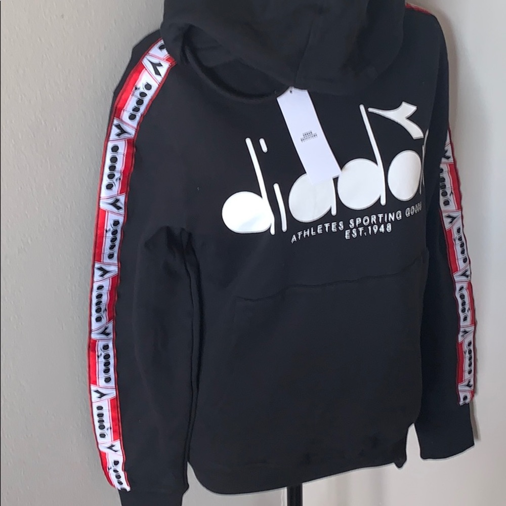 Diadora Logo Hoodie Size XS NWT - Picture 4 of 7